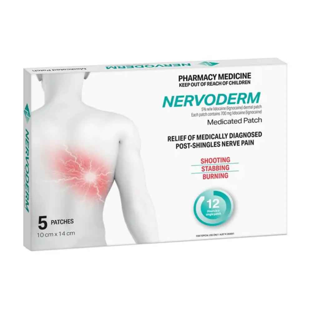 Nervoderm Lignocaine 5 Dermal Patch